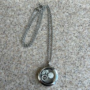 South Hill Designs Necklace with a Volleyball, Peace Sign, Mickey Hand, Letter J